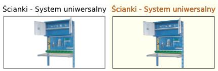 Uniwersalny system zabudowy, ścianki narzędziowe