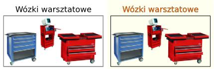 wózki warsztatowe, wózki narzędziowe